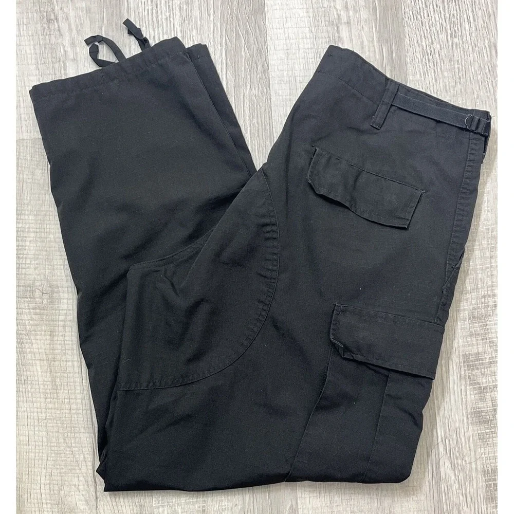Tru Spec Men's Carpenter Pants Black Large Regular Waist Size 35-39